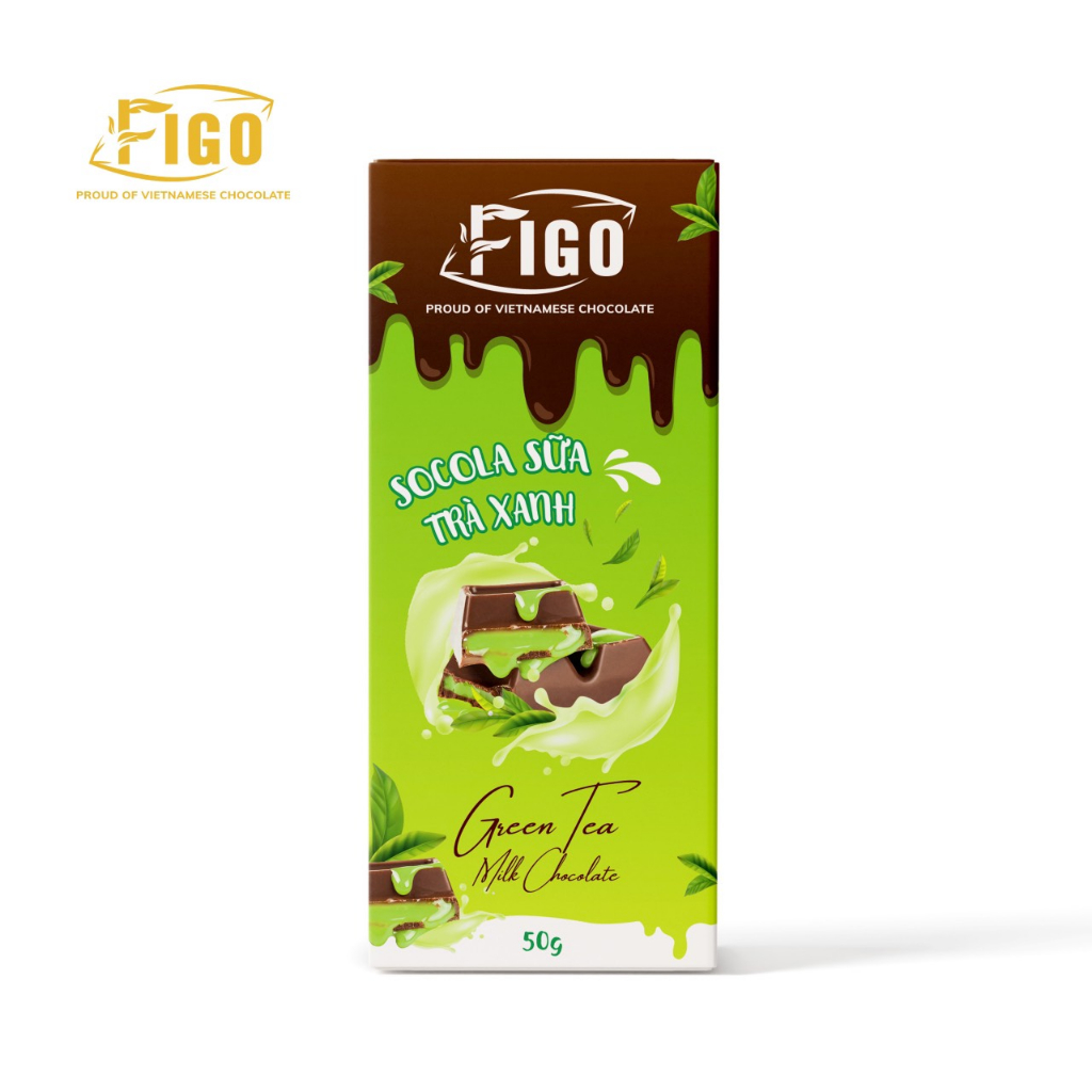 ミルクチョコレート抹茶入りFIGO 50g