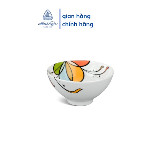 磁器茶碗 ライスボウル 風船柄 Daisy - Bong Bay Minh Long