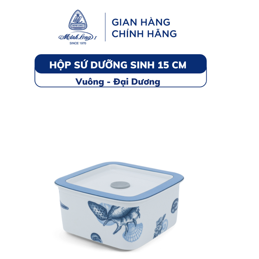 磁器 保温食品容器 15cm ランチボックス オーシャン Vuong - Dai Duong Minh Long