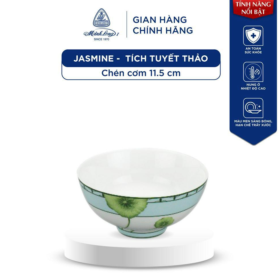 磁器茶碗 ライスボウル 11.5cm Jasmine - Tích Tuyet Thao Minh Long