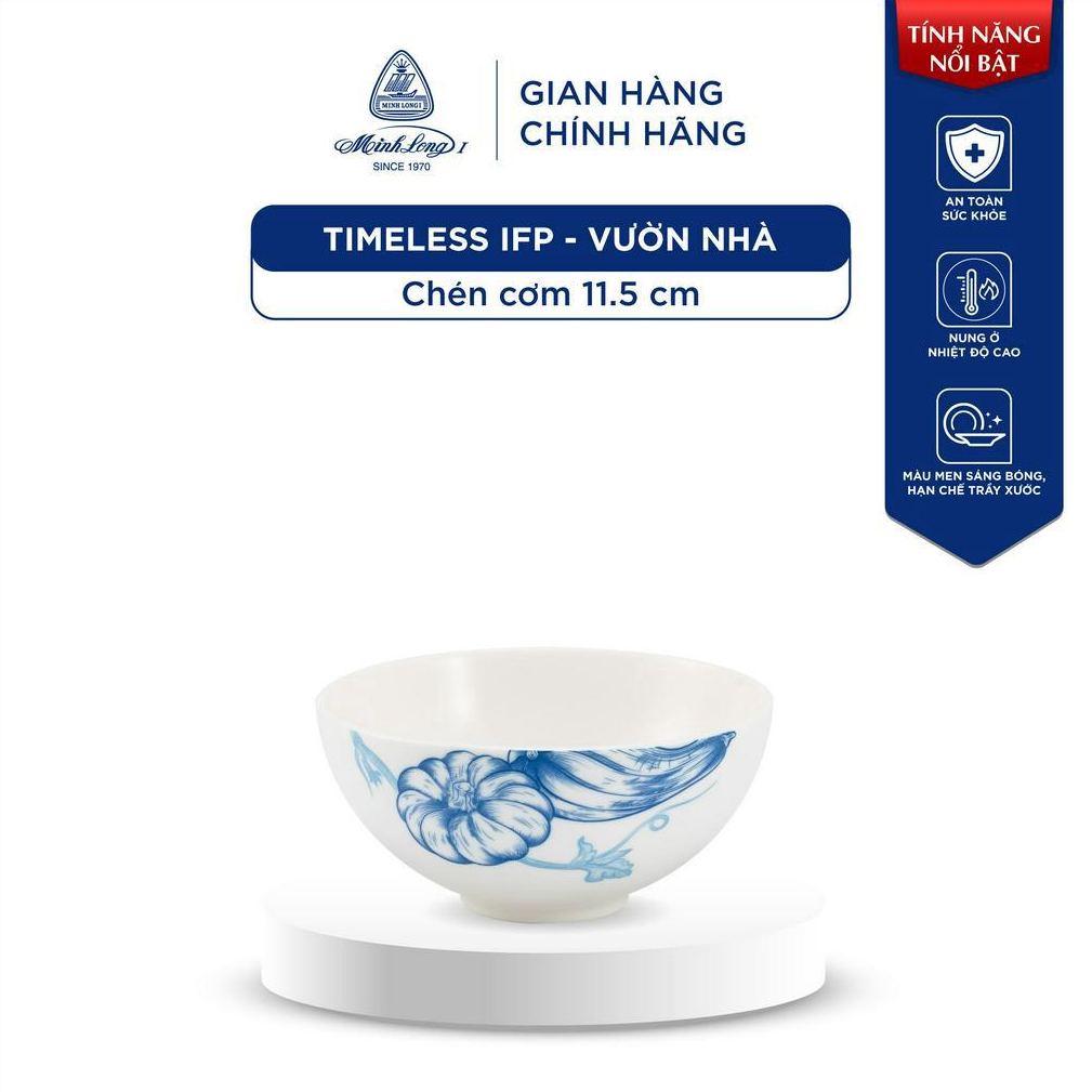 磁器茶碗 ライスボウル 11.5cm Timeless IFP - Vuon Nha Minh Long