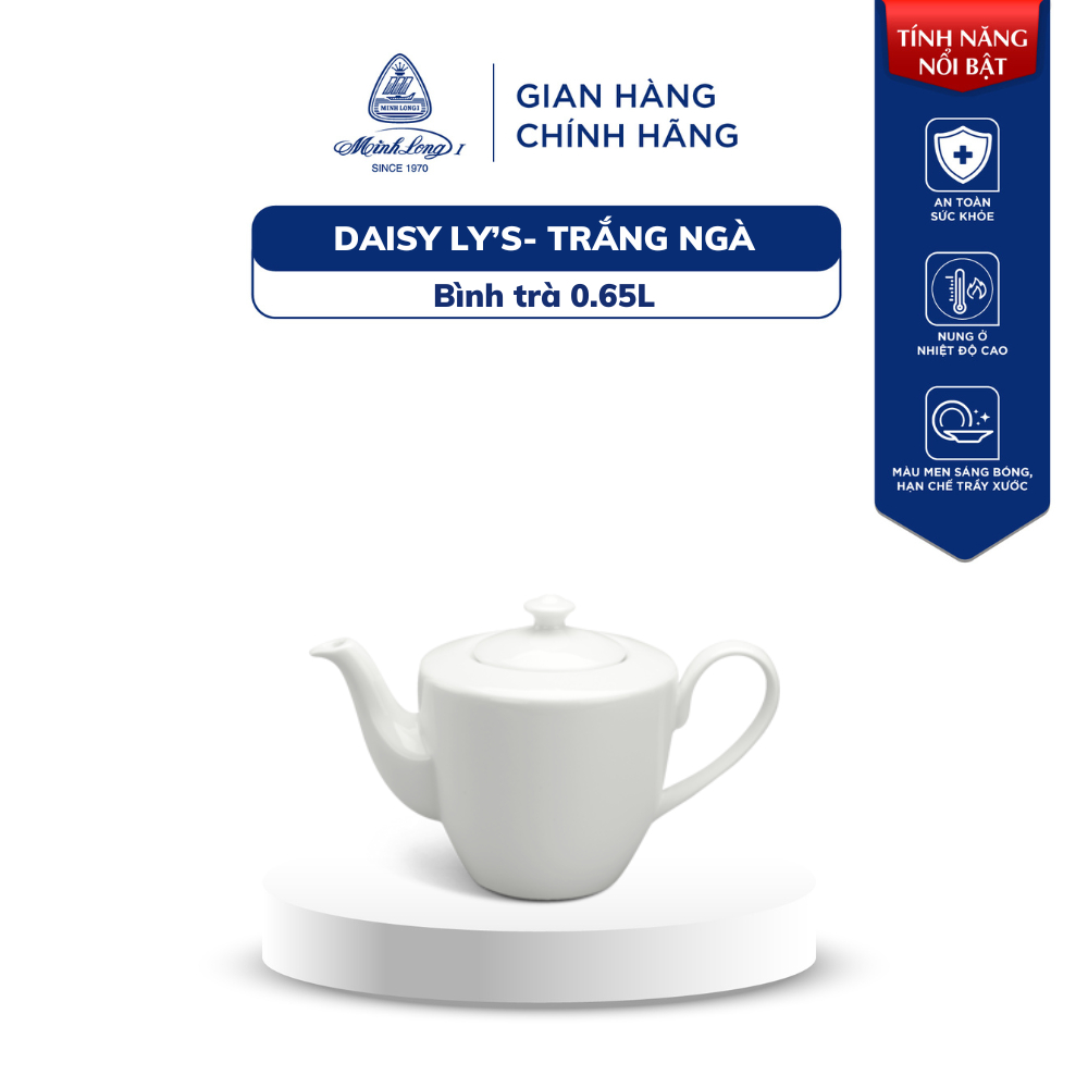 磁器ティーポットと蓋のセット Daisy Ly's Minh Long