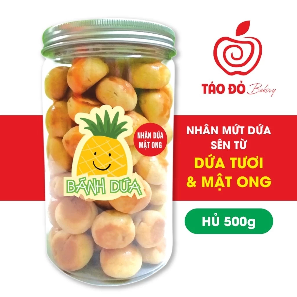 低糖質ミニパイナップルケーキ (ハチミツ煮込みパイナップルジャム入り) - 500g