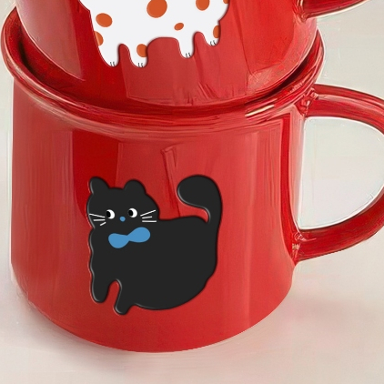 ミニコージー ミニコージー マグカップ 猫デザイン 光沢仕上げ 300ml Mini.Cozy