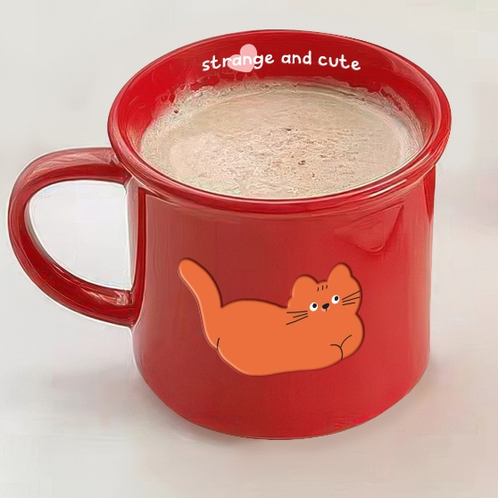 ミニコージー メオキャット マグカップ 可愛い猫型デザイン 300ml MiniCozy