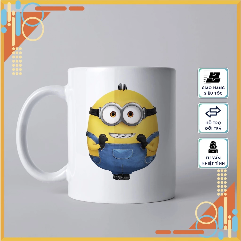 ミニオン オットー セラミックマグカップ - 公式ファン向け、ホーロー加工、日常使い&ギフトに最適