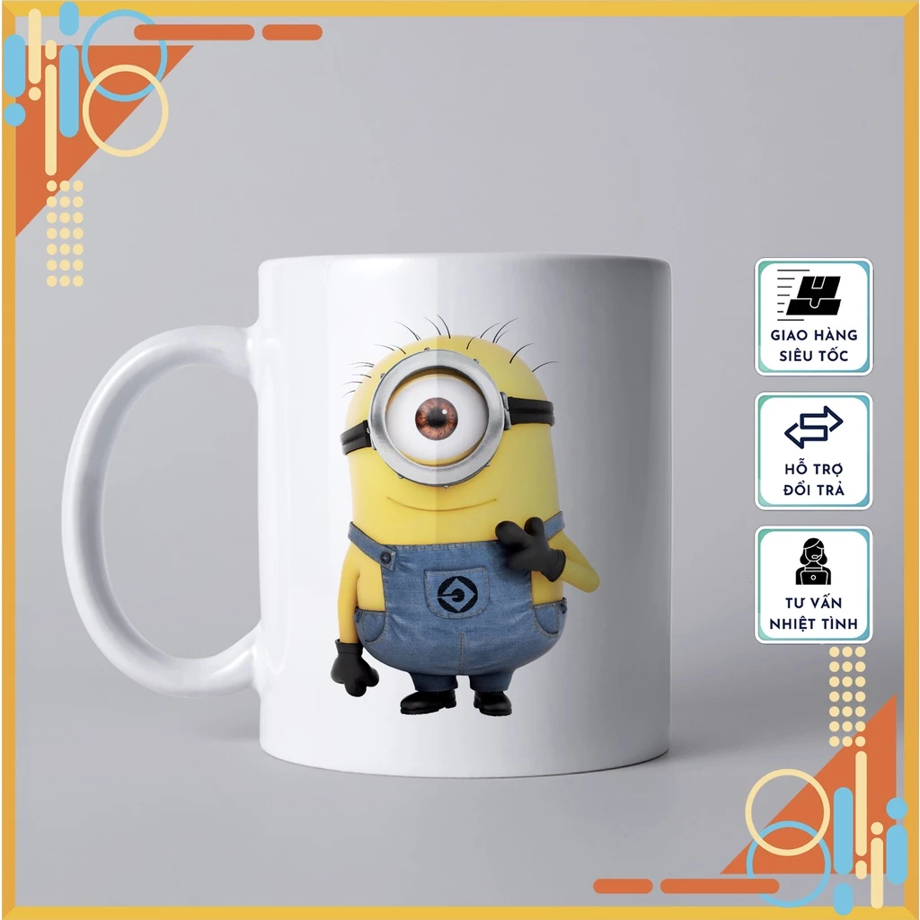 ミニオンズ マグカップ 10番：公式ファン向けセラミック＆エナメル加工ギフトマグ