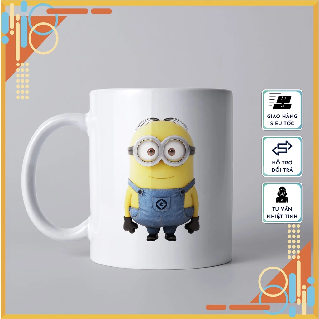 ミニオンズ 公式コレクション マグカップ - 陶器製 ギフト&日常使いに最適!