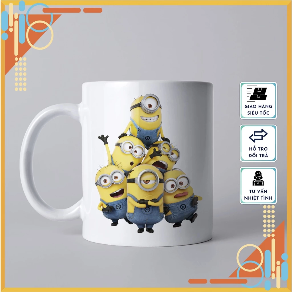 ミニオンズ公式マグカップ 06 | セラミック製プリントカップ | ファン向けギフト・日常使いに