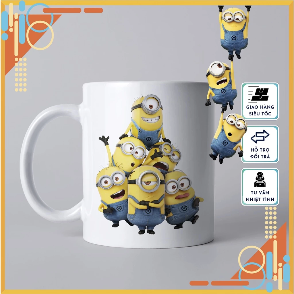 ミニオンズ公式マグカップ 06 | セラミック製プリントカップ | ファン向けギフト・日常使いに