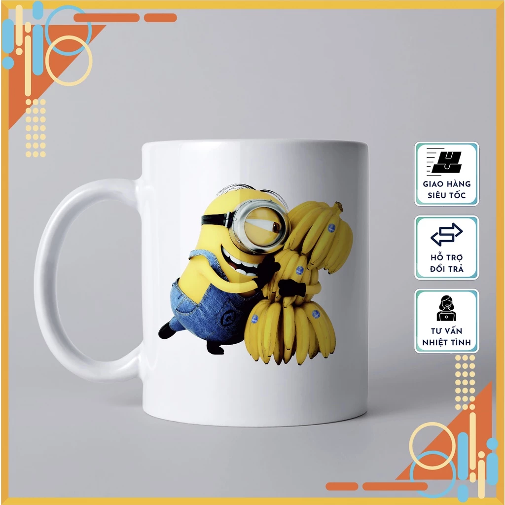 ミニオンズ公式マグカップ 07 | 高品質セラミック製エナメル加工カップ | ファンへのギフト・日常使いに最適