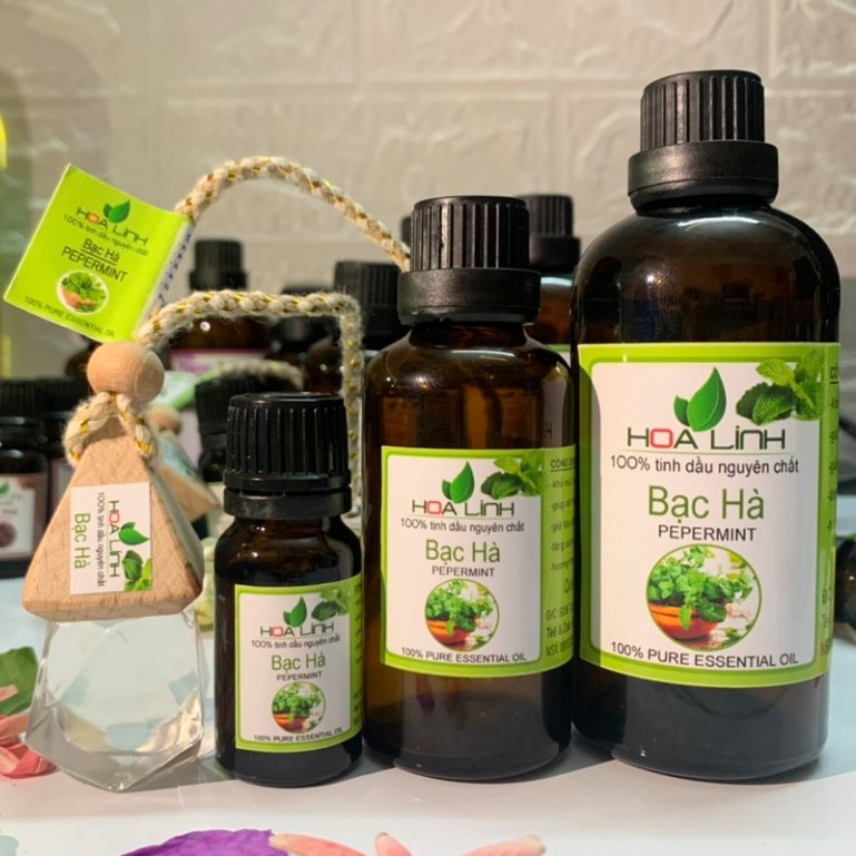 ミントエッセンシャルオイル ホアリン 100%純粋 虫除け・消臭・リラックス効果 100ml