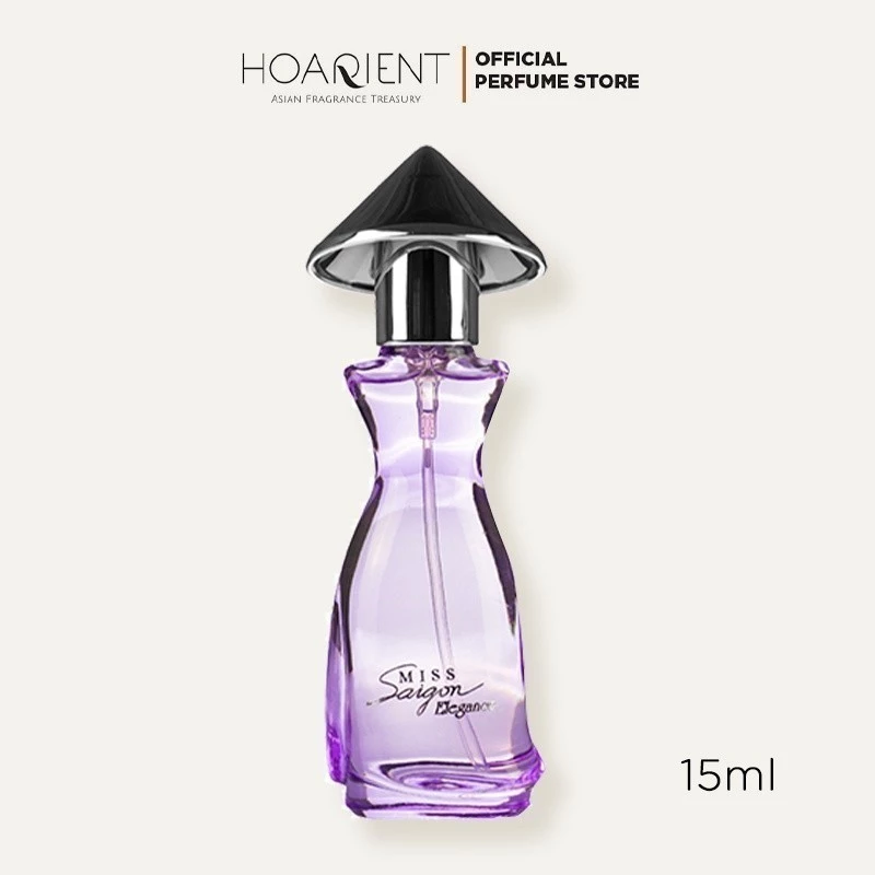 ミスサイゴン エレガンス アメジスト EDP 15ml - 紫の箱入り 魅惑的で温かい濃厚な香り HOARIENT 公式レディース香水