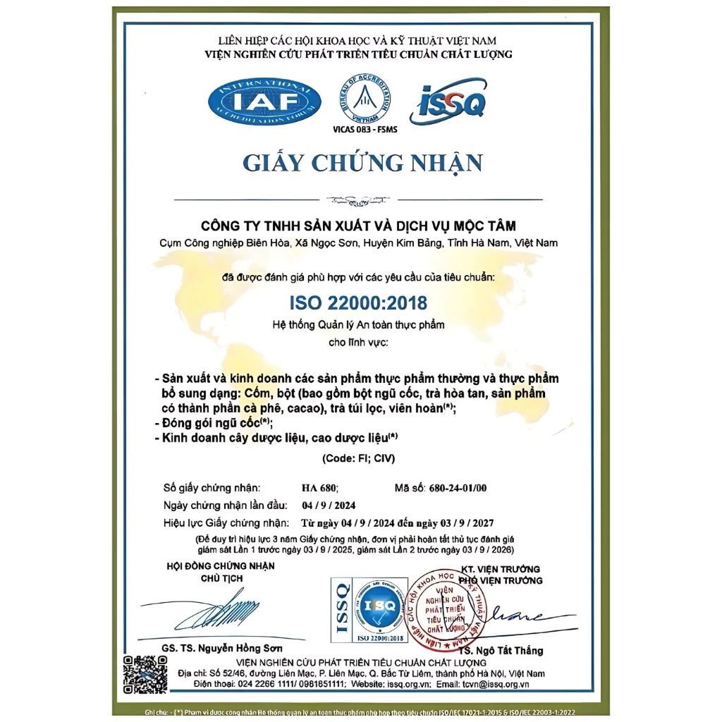Mộc Tâmブランド 強壮・活力『Cường Nam Dương』男性用ハーブティー 30袋入