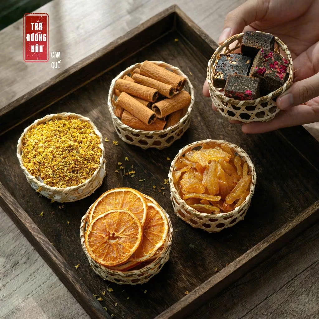 Mộc Trà Organic 冷凍乾燥 黒糖オレンジシナモンティー 15包 - 生理痛・冷え性・ストレス緩和に