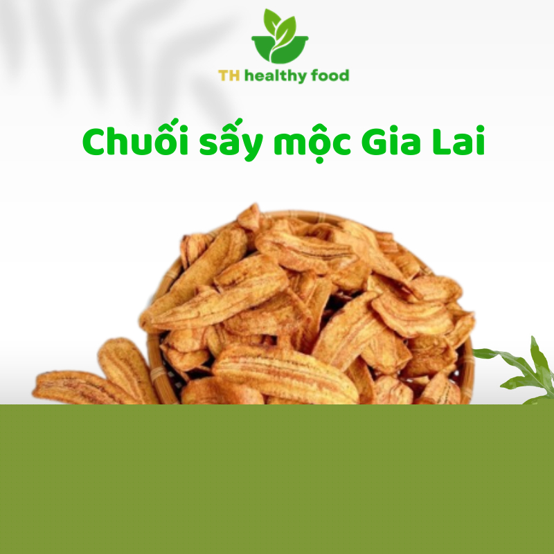 Moc Gia Lai 砂糖なしの乾燥バナナ、おいしいグレード 1 - 赤いバナナ 500g 袋