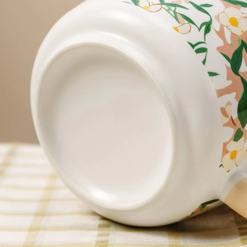 「モデルC」ミニマリスト高級セラミックペアマグカップ【大容量・取っ手付き】家族用