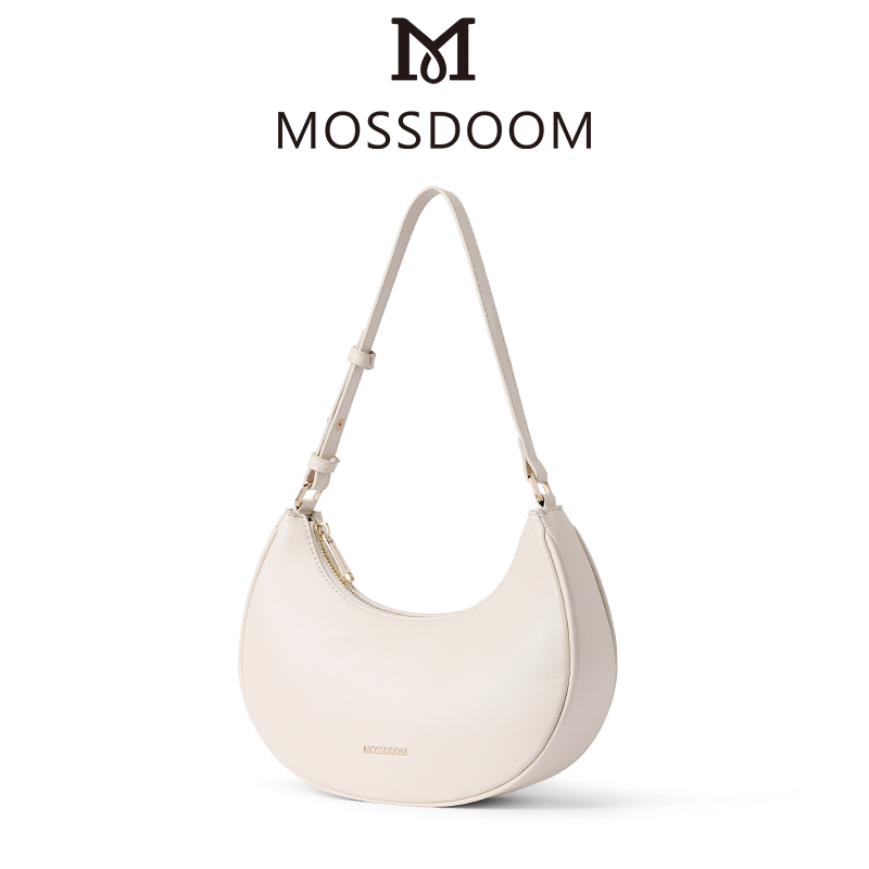 MOSSDOOM Kattie バッグ アイボリー 必需品収納 MOSSDOOM