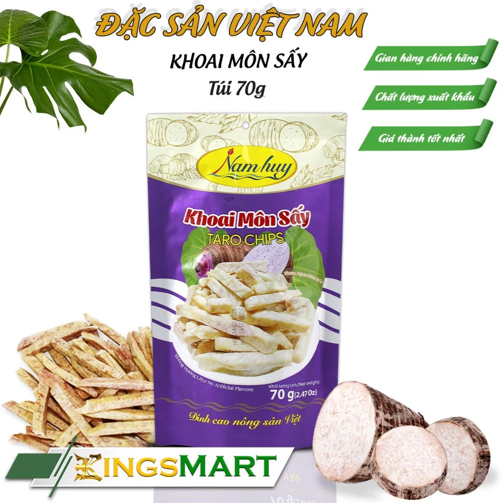 ナム・フイブランド ドンタップ名物 サクサク里芋チップス 70g