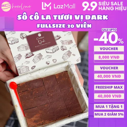 生チョコレート ダーク チョコレート カカオ75% 20粒(190g) Chocoline