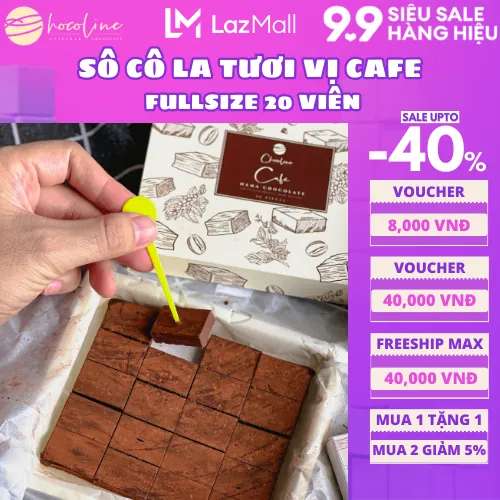 生チョコレート ダークコーヒー 20粒(190g) Chocoline