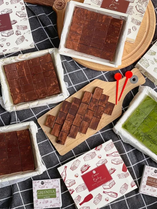 生チョコレート 抹茶風味チョコレート 6粒(40g) Chocoline
