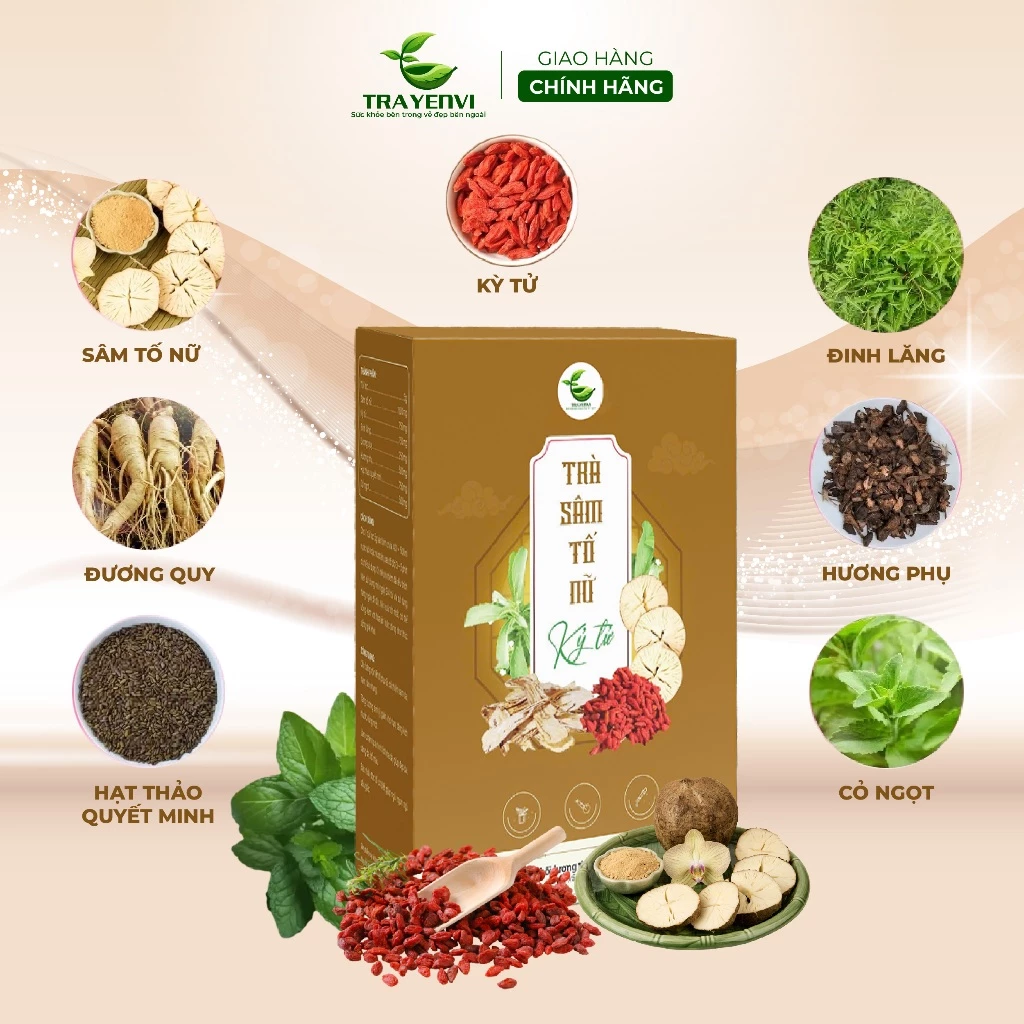 天然ハーブ7種配合 美肌とホルモンケア茶 葛根ウコン＆クコの実 シミ・乾燥対策 30P