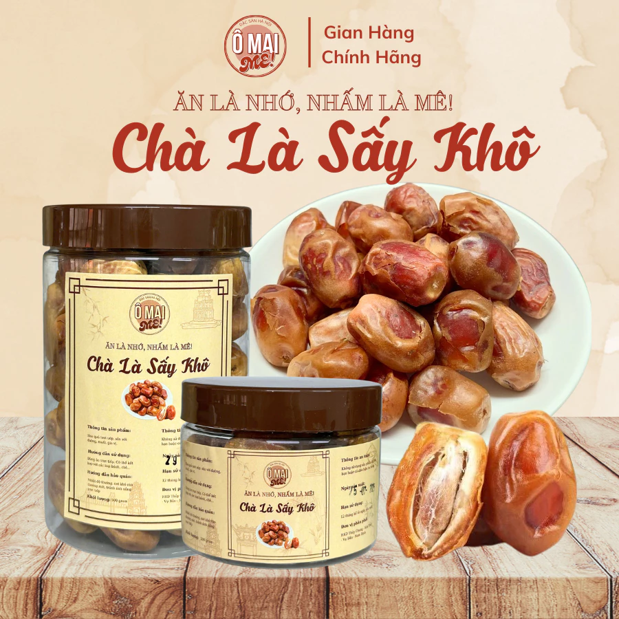 天然無糖ドライデーツ（種付き丸ごと）500g - 植物性ミルク甘味料、健康おやつに - Ô MAI MÊ