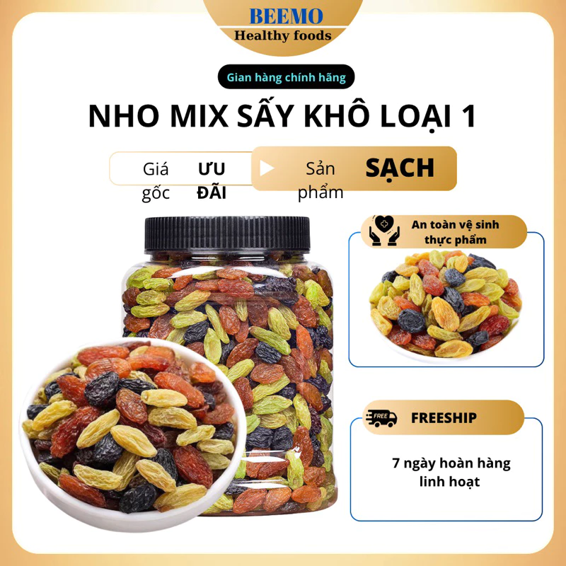 天然ミックスドライレーズン1000g - 無添加・砂糖不使用！ヘルシーおやつ、製菓、ギフトにも最適