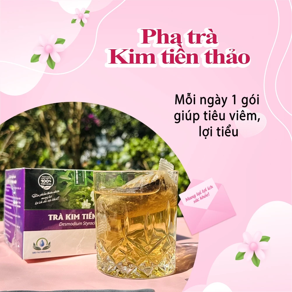 【天然スーパーマーケット】キムティエンタオ茶 30ティーバッグ入 - 腎臓・膀胱結石対策、利尿デトックスで健康サポート