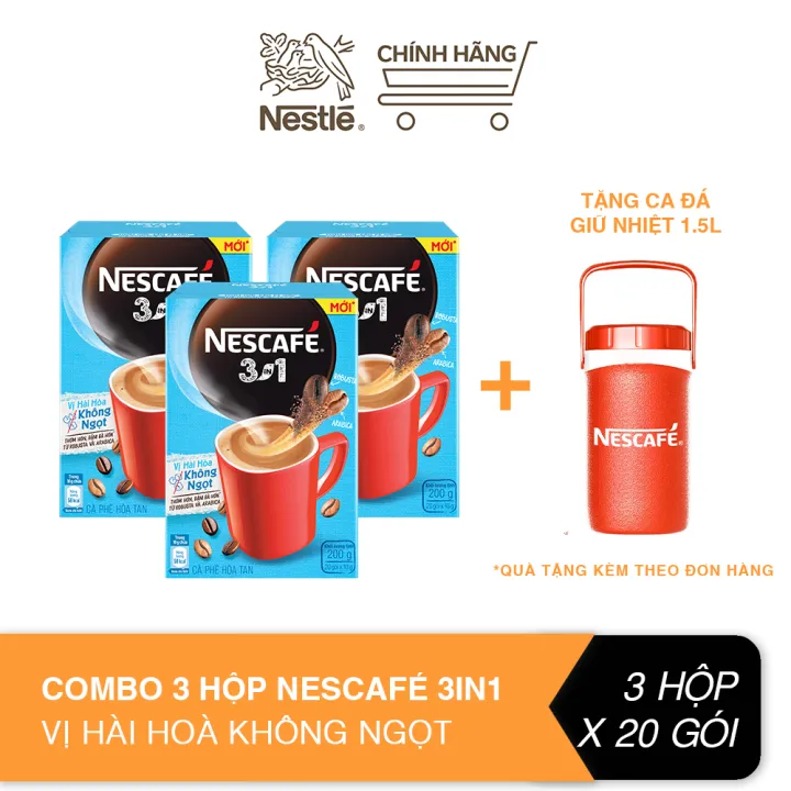 インスタントミルクコーヒー 3in1 3箱(各20袋) NESCAFÉ