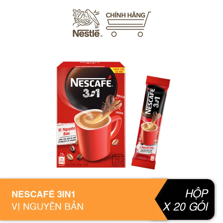 インスタントコーヒー 3in1 オリジナルフレーバー 20袋 NESCAFÉ
