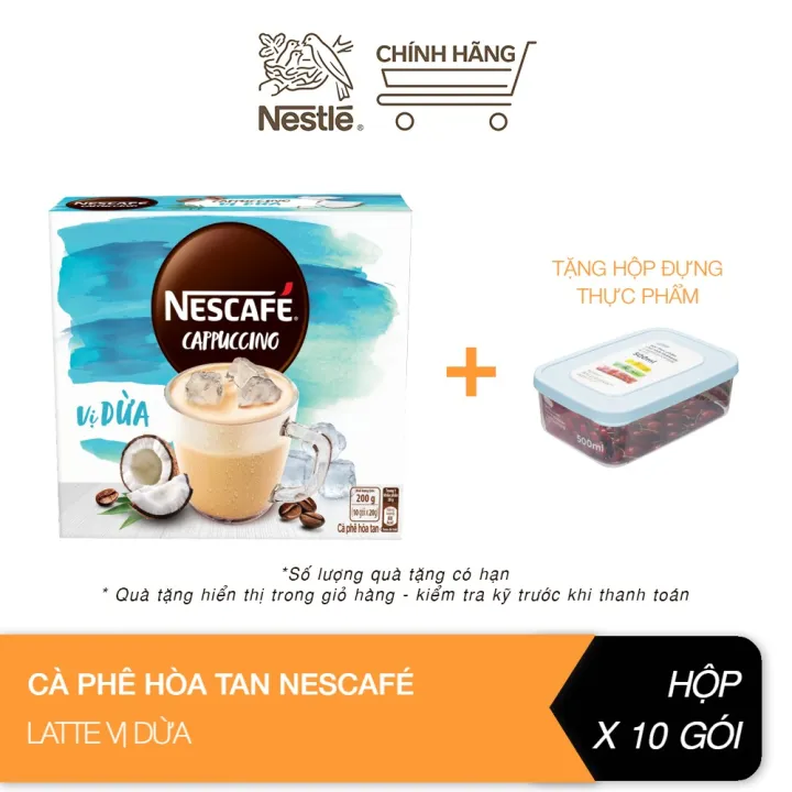 インスタントカプチーノ ココナッツ風味 20g×10袋 NESCAFÉ