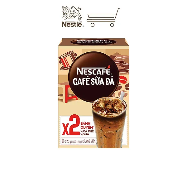 インスタントアイスミルクコーヒー 24g×10袋 NESCAFÉ