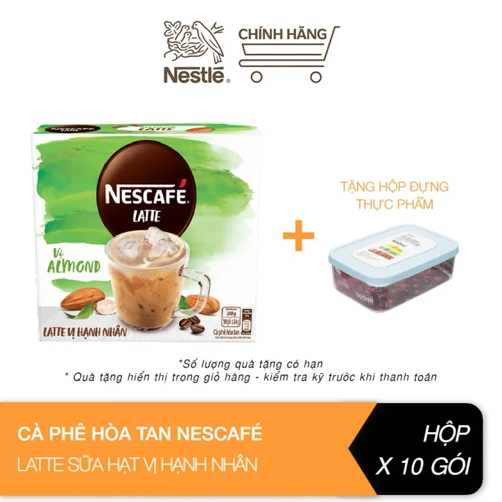 インスタント アーモンドミルクラテ 24g×10袋 NESCAFÉ