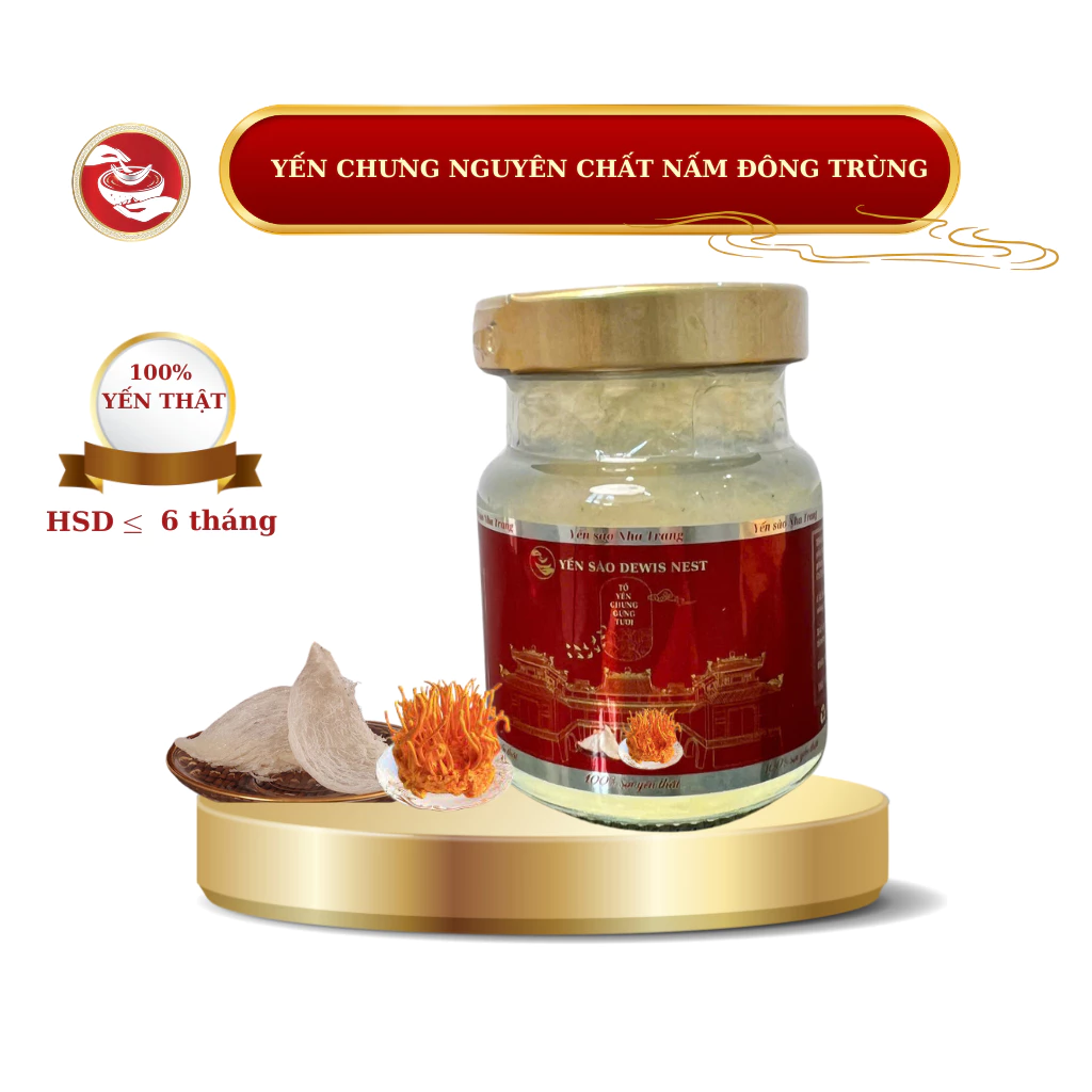 [新登場] Dewis Nest 高級生燕の巣ドリンク 70ml - 本物つばめの巣と冬虫夏草配合