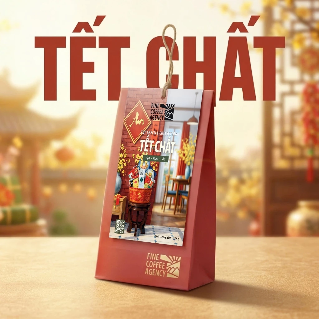 ロブスタ種 & 新鮮高麗人参 - ベトナム高麗人参コールドブリューコーヒー - 濃厚な風味、活力の源