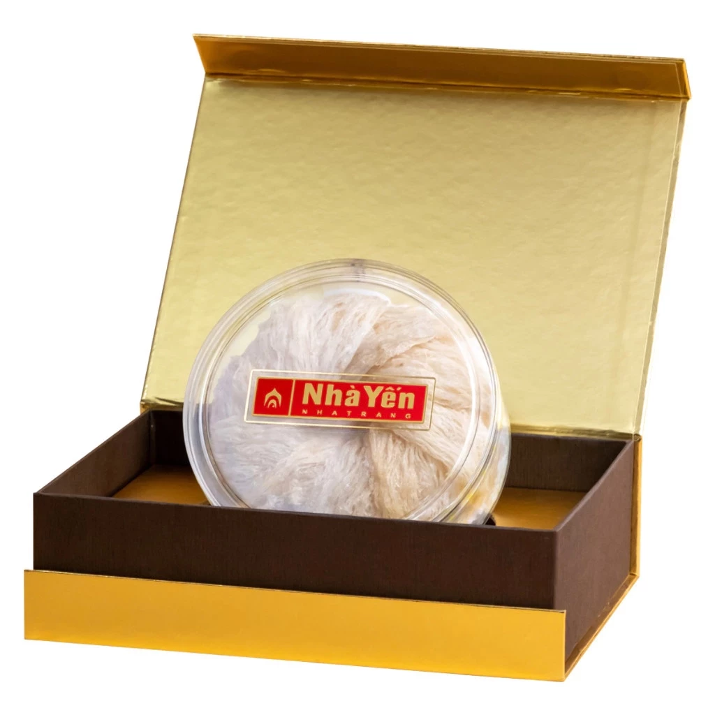 ニャチャン産 天然白燕の巣 加工済み 50G/100Gボックス - 健康と美容をサポート