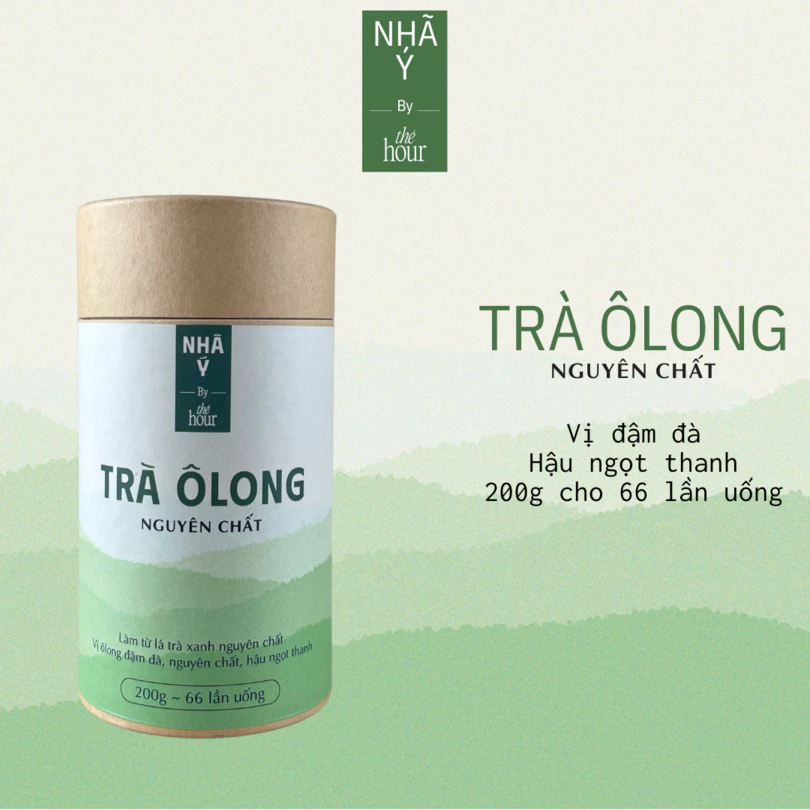 「Nhã Ý by The Hour」特選烏龍茶 200g - 自然な風味、安心ダイエット＆安眠サポート