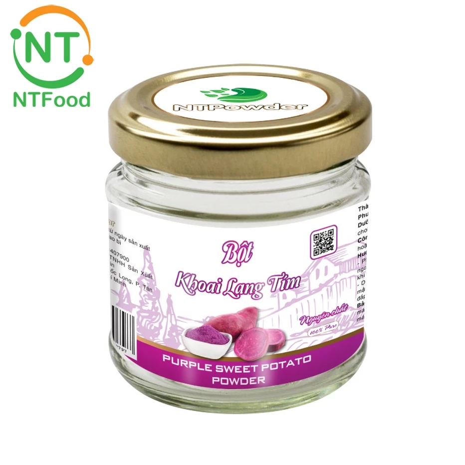 ニャット・ティン・フード NTPowder 無添加フリーズドライ紫芋パウダー 60g