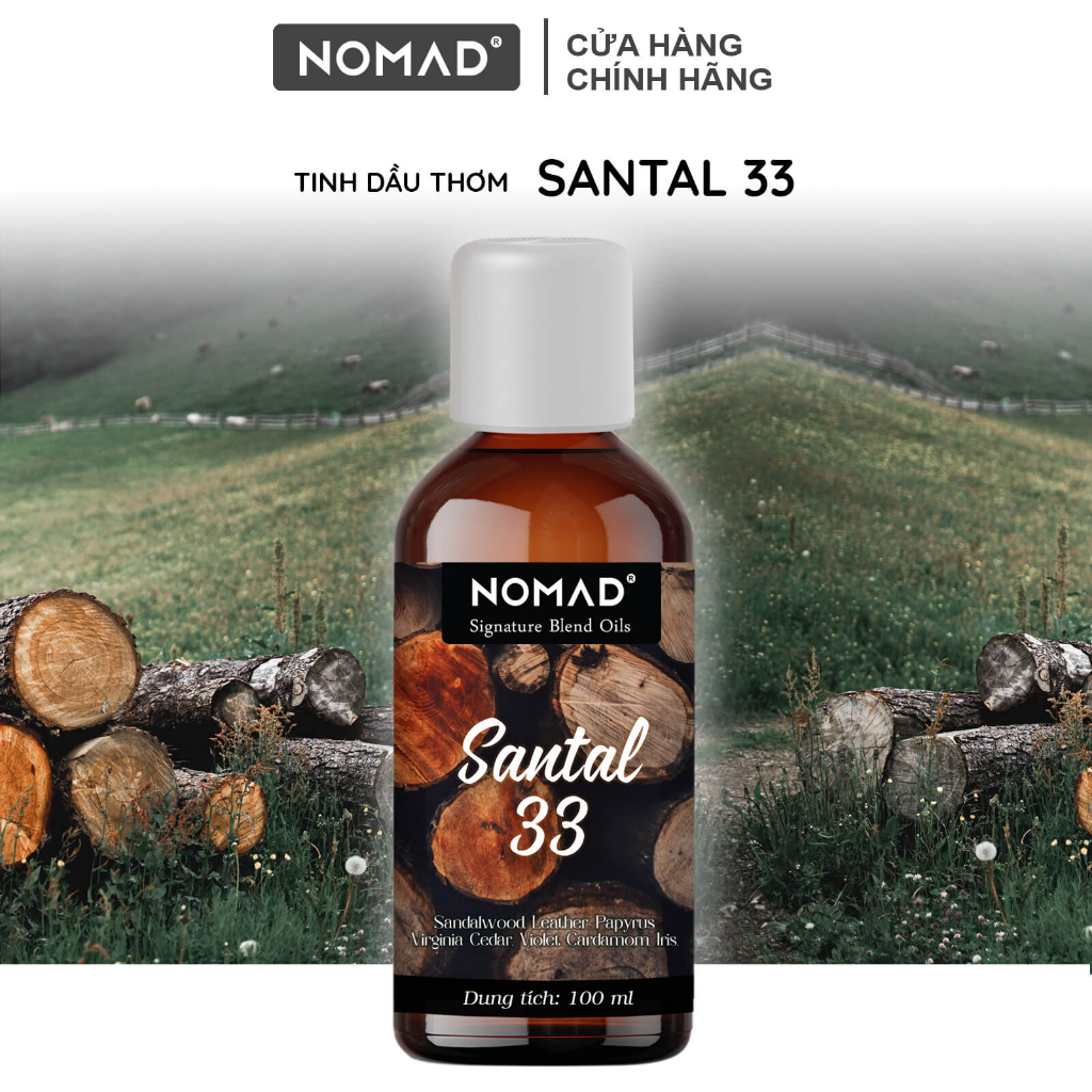 ノマド サンタル33 シグネチャー サンダルウッドオイル 天然香料配合 100ml Nomad