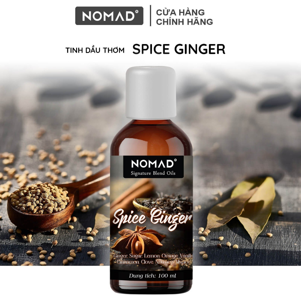 Nomad Spice ジンジャー アロマオイル 天然生姜の温かな香り 30ml Nomad