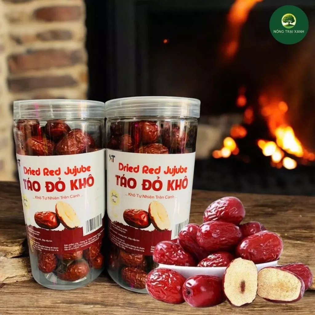 Nông Trại Xanh 特級乾燥赤ナツメ（紅棗）350g - 大粒・均一・美麗