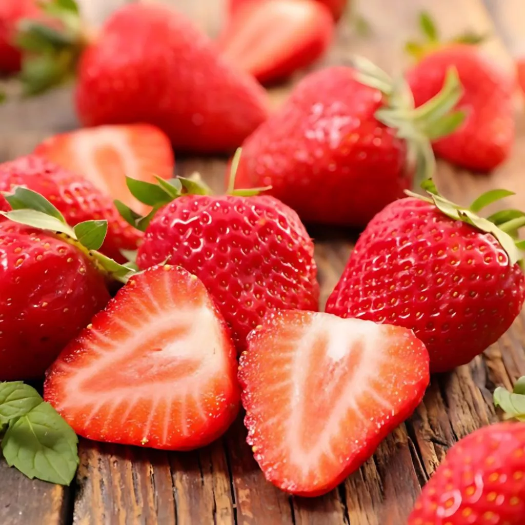 Nông Trại Xanh」のフリーズドライいちご 100g - 純正A級品、サクサク食感、自然な甘酸っぱさ