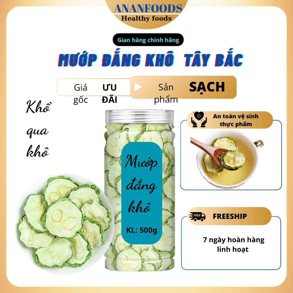 北西部産 天然乾燥ゴーヤスライス 1000g ジップ袋入り – 健康茶用【無添加・無着色】