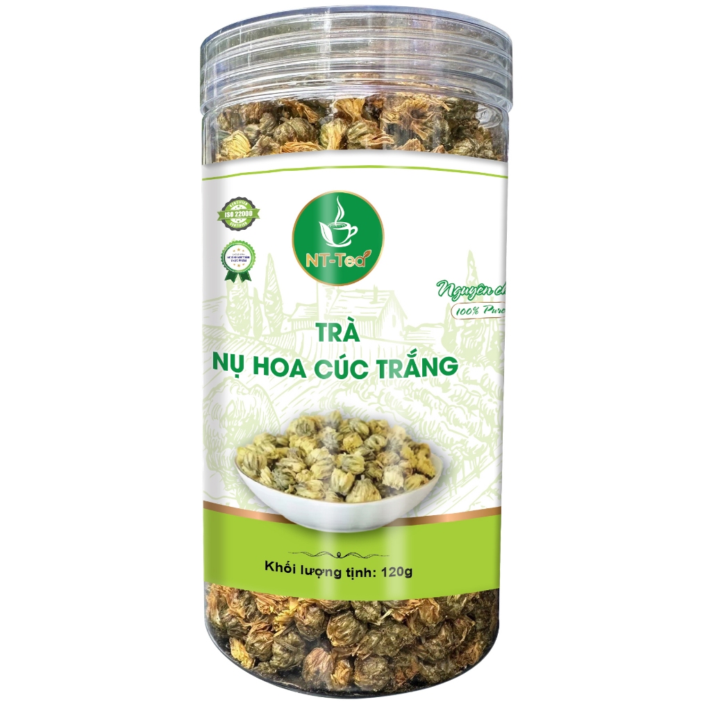 NT-Tea ホワイト菊の芽茶 120gr 瓶 - NTFood - Nhat Tin Food