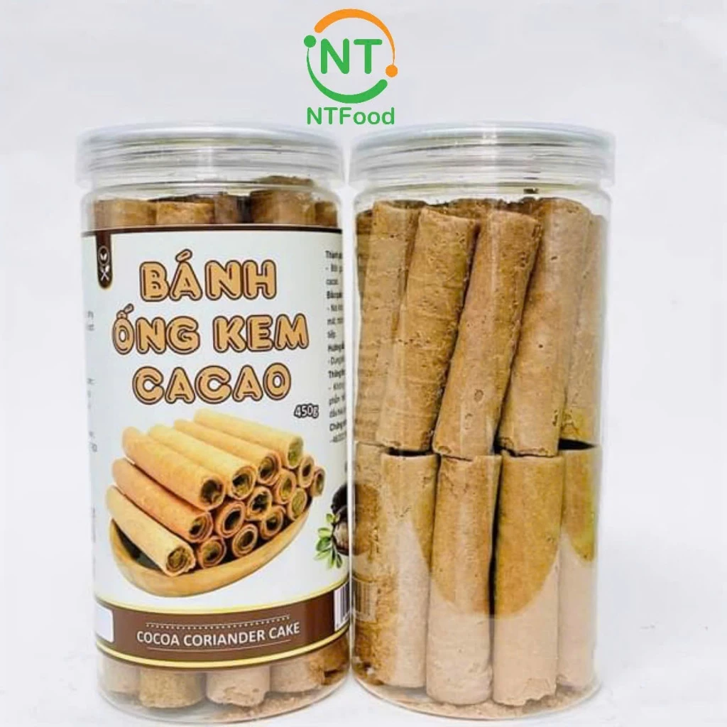 NTFood ココアクリームウェハースロール 420g - ニャットティンフード