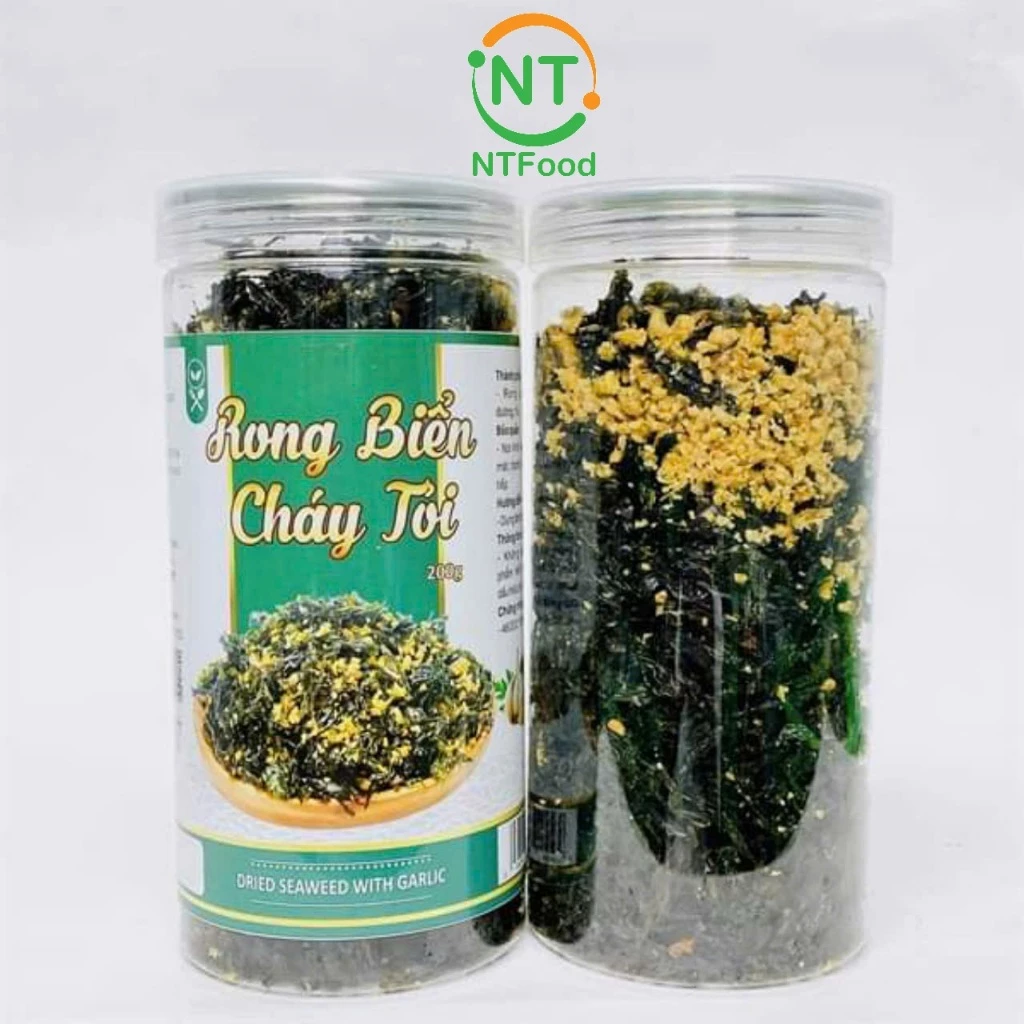 NTFood 焦がしニンニク海苔フレーク 200g - ニャットティンフード