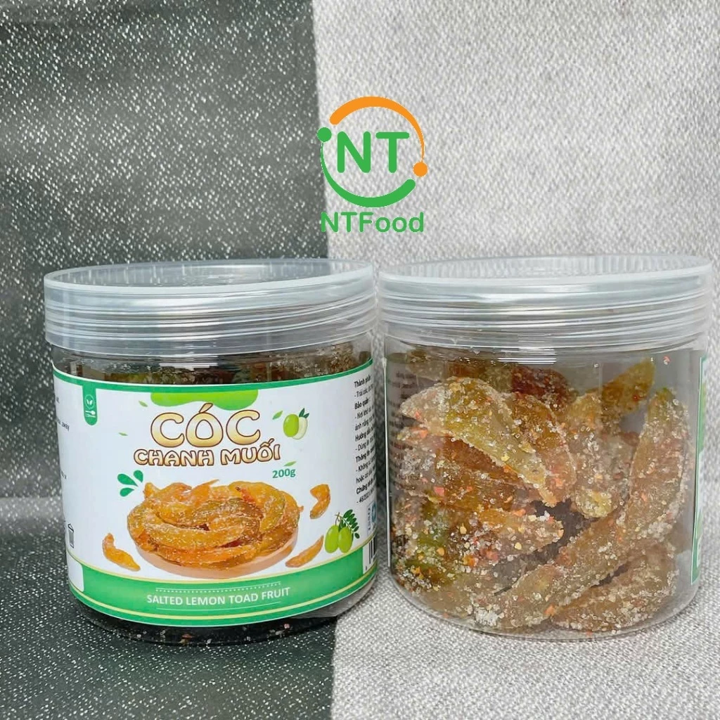 NTFood 塩レモンコックフルーツドライ 200g - ニャットティンフード