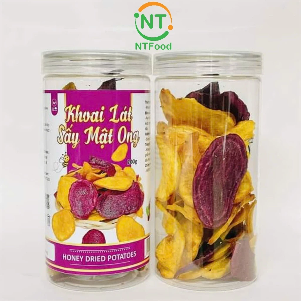 NTFood 黄金＆紫いもミックス はちみつドライチップス 200g